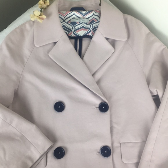 CIRCOLO 1901 Dusty Rose Pink Cotton Stretch Jacket - Picture 4 of 8